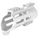ABC RIFLE COMPANY American Built Custom Hybrid AR-15 M-LOK Handguard w/Finger Stop, 5in, White, HG15-CM-MLTC5-ABC-STW