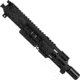 ABC RIFLE COMPANY AR-15 .223 Remington/5.56x45mm NATO Micro Pistol 5in Barrel Custom 5in Top Cut Custom M-LOK Handguard Complete Upper Receiver w/BCG And Charging Handle, Black, UA15B-BR5-TCML5-BLK
