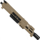ABC RIFLE COMPANY AR-15 .300 AAC Blackout Micro Pistol 5in Barrel Custom 5in Top Cut Custom M-LOK Handguard Complete Upper Receiver w/BCG And Charging Handle, Flat Dark Earth, UA300B-BR5-TCML5-FDE