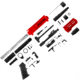 ABC RIFLE COMPANY AR-15 .300 AAC Blackout Micro Pistol Build 5in Barrel 4in M-LOK Handguard Upper Receiver, Red, ARPK300-ML4-RD