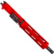 ABC RIFLE COMPANY AR-15 .300 AAC Blackout Pistol 10in Quadrail Handguard Complete Upper Receiver w/BCG And Charging Handle, Red, UA300-BR10-QR10-RD