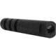 ABC RIFLE COMPANY AR-15 6in Custom Ported Barrel Extender Muzzle Brake, 1/2x28, Matte, Black, MB15-3CUT
