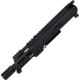 ABC RIFLE COMPANY AR-15 7.62x39mm 5in Barrel Custom 5in Top Cut Custom M-LOK Handguard Complete Micro Pistol Upper Receiver w/BCG And Charging Handle, Black, UA762B-BR5-TCML5-BLK