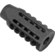 ABC RIFLE COMPANY AR-15 Flat Top Multi Chamber Muzzle Brake, 1/2x28, Phosphate, Black, MB15-PRO