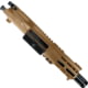 ABC RIFLE COMPANY AR .40 S&W Billet Pistol 4in Barrel Custom M-LOK Handguard Complete Upper Receiver w/BCG And Charging Handle, Bronze, UA40B-MLHSTP4-BB