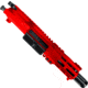 ABC RIFLE COMPANY AR .40 S&amp;W Billet Pistol 4in Barrel Custom M-LOK Handguard Complete Upper Receiver w/BCG And Charging Handle, Red, UA40B-MLHSTP4-RD