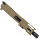 ABC RIFLE COMPANY AR9 9mm Luger Pistol Billet 4in Barrel M-LOK Handguard Complete Upper Receiver w/BCG And Charging Handle, Flat Dark Earth, UA9B-BR4-MLBC4-FDE