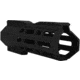ABC RIFLE COMPANY Custom Hybrid Top Cut D-Front AR-10/DPMS LR-308 M-LOK Handguard, 7in, Black, HG10-CM-TCML7D-BLK
