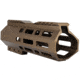 ABC RIFLE COMPANY Custom Hybrid Top Cut D-Front AR-10/DPMS LR-308 M-LOK Handguard, 7in, Bronze, HG10-CM-TCML7D-BB