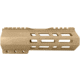 ABC RIFLE COMPANY Custom Hybrid Top Cut D-Front AR-10/DPMS LR-308 M-LOK Handguard, 7in, Flat Dark Earth, HG10-CM-TCML7D-FDE