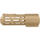 ABC RIFLE COMPANY Custom Hybrid Top Cut D-Front AR-10/DPMS LR-308 M-LOK Handguard, 7in, Flat Dark Earth, HG10-CM-TCML7D-FDE