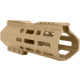 ABC RIFLE COMPANY Custom Hybrid Top Cut D-Front AR-10/DPMS LR-308 M-LOK Handguard, 7in, Flat Dark Earth, HG10-CM-TCML7D-FDE