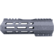 ABC RIFLE COMPANY Custom Hybrid Top Cut D-Front AR-10/DPMS LR-308 M-LOK Handguard, 7in, Sniper Grey, HG10-CM-TCML7D-SG