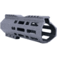 ABC RIFLE COMPANY Custom Hybrid Top Cut D-Front AR-10/DPMS LR-308 M-LOK Handguard, 7in, Sniper Grey, HG10-CM-TCML7D-SG