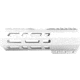 ABC RIFLE COMPANY Custom Hybrid Top Cut D-Front AR-10/DPMS LR-308 M-LOK Handguard, 7in, White, HG10-CM-TCML7D-STW