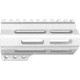ABC RIFLE COMPANY Custom Slim AR-15 M-LOK Handguard, 4.5in, White, HG15-CM-ML4D-STW