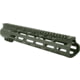 ABC RIFLE COMPANY Custom Ultra Slim AR-15 M-LOK Handguard, 12in, Cerakote Olive Drab Green, HG15-CM-ML12D-COD