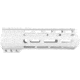 ABC RIFLE COMPANY Custom Ultra Slim AR-15 M-LOK Handguard, 7in, White, HG15-CM-ML7D-STW