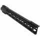 ABC RIFLE COMPANY Style Hybrid Top Cut Picatinny C-Cut AR-10/DPMS LR-308 M-LOK Handguard Rail System. 15in, Black, HG10-CM-TCML15C