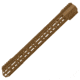 ABC RIFLE COMPANY Style Low Hybrid Cut D-Cut AR-10/DPMS LR-308 M-LOK Handguard Rail System, 18in, Bronze, HG10-CM-TCML18D-BRNZ