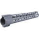 ABC RIFLE COMPANY Super Slim Free Float Hybrid Top Cut AR-15 M-LOK Handguard, 15in, Cerakote Sniper Grey, HG15-TC-ML15-SG