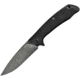 ABKT Tac Predator Linerlock Folding Knife, 4.75in Closed, 3.75in Black Stonewash D2 Tool Steel Drop Point, Black G10 Handle, Pocket Clip, AB026B