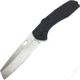 ABKT Tac Warthog Linerlock, 4.5in Closed, 3.25in Satin D2 Tool Steel Wharncliffe Blade, Black Micarta Handle, Thumb Pull, Pocket Clip, Black, AB046