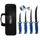 Accusharp 6-piece Fillet Knife Kit W/sharpener &amp; Zip Case