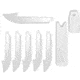 AccuSharp 3.5in Replacement Blades Only for the Replaceable Blade Razor Knife