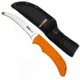 AccuSharp Skinning Knife, 4in, 420 Stainless Steel Blade, Orange Thermoplastic Rubber Handle, 734C