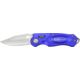 Accusharp Folding Sport Knife., Blue AS701C