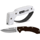 AccuSharp Lockback/Sharpener Combo, 4.5in Closed, 3.25in Satin SS Blade, Black G10 Handle, Thumb Stud, Pocket Clip, Includes White And Black Pull Through Knife And Tool Sharpener, 717C