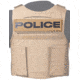 Ace Link Armor Police Patch, Black On Coyote, B-TG-ID-POL-BLK-CBR