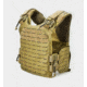 Ace Link Armor Quadrelease Tactical Plate Carrier, Laser Cut, Tan, Large, B-PC-QRD-TN-L-LC