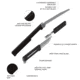 Aclim8 COMBAR Pro Multi-Tool Kit, Black, FG-006