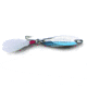 Acme Kastmaster Spoon, 1 3/4in, 1/4oz, Chrome &amp; Neon Blue with White Bucktail, SW101/CHNB