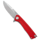 Acta Non Verba Knives Acta Non Verba Knives Z100 Liner Lock Knife Red G-10 3.5" Stonewash, Red, Sleipner, adult, BHQ-148477