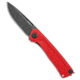 Acta Non Verba Knives Acta Non Verba Knives Z200 Liner Lock Knife Red G-10 3.5" Black DLC, Red, Sleipner, adult, BHQ-119684