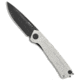 Acta Non Verba Knives Acta Non Verba Knives Z200 Liner Lock Knife White G-10 3.5" Black DLC, White, Bohler N690, adult, BHQ-119685