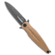 Acta Non Verba Knives Acta Non Verba Knives Z400 Liner Lock Dagger Knife Coyote G-10 4" Black DLC, Tan, Sleipner, adult, BHQ-137989