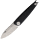 Acta Non Verba Knives Z050 Folder Folding Knife, 2.75 stonewash finish Bohler N690 stainless blade, Black titanium handle, ANVZ050-001
