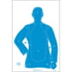 Action Target B-21E Economy 25 Yard Silhouette Target, Pack of 100, Blue, B-21E BLUE
