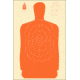 Action Target B-27S Standard Silhouette Target, Pack of 100, Orange, B-27S ORANGE