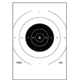 Action Target B-8C-P Replacement Center For B-8 Bullseye Targets, Pack of 100, Black, B-8C P