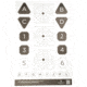 Action Target Fieldcraft Survival Double Sided Training Target, 100 Pack, 23in x 35in, FLDC-P-100