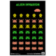 Action Target GS-ALIENIN-100 Action Alien Invasion Hanging Paper 23 X 35 A, GS-ALIENIN-100