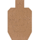 Action Target IPSC/USPSA Cardboard Torso Target, 100 Pack, IPSC-CB-100