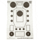 Action Target M3 Strategies Multi-Purpose V3, Training Target, Black and White, 23 x 35, 100 Per Box