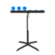 Action Target Rimfire Plate Rack w/ 4 ft Stand, Black/Blue AT-216-4