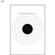 Action Target SR-1 100 Yard Military Target 100 Per Case, Black, 21inx 21in, SR-1-100